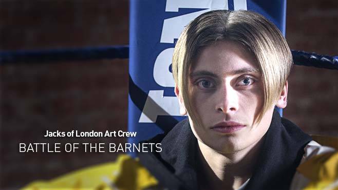 Jacks of London Art Crew - BATTLE OF THE BARNETS