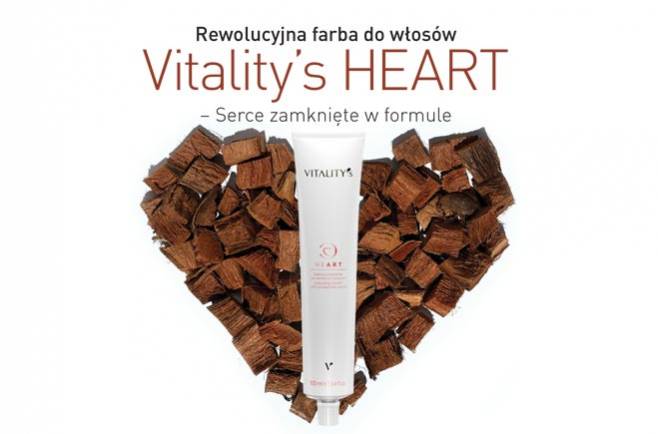 Rewolucyjna farba do włosów Vitalitys HEART - Serce zamknięte w formule